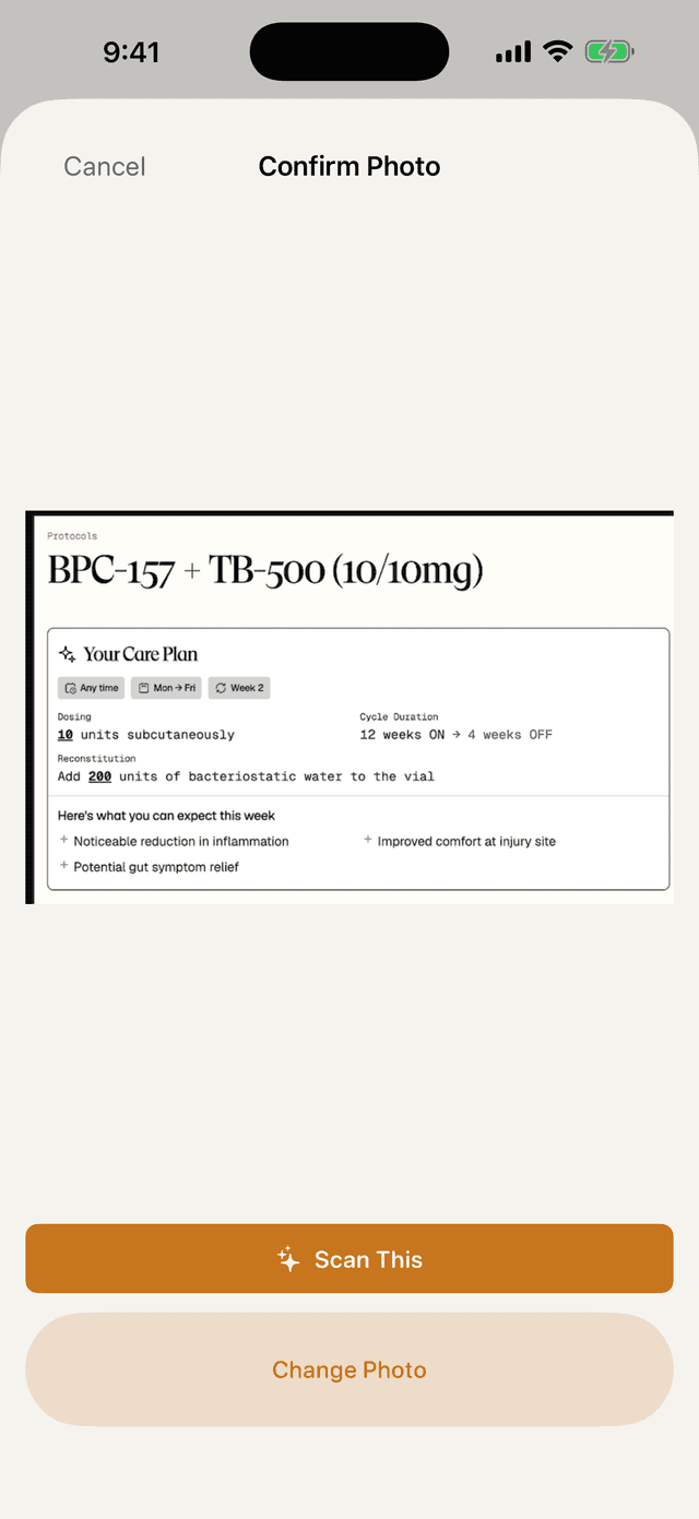 Scan label — frame 1 of 3